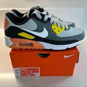 Nike Air Max 90 Golf - Smoke Gray Black Orange